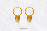 Meadow Drip Bali Hoops | Sona Sansaar